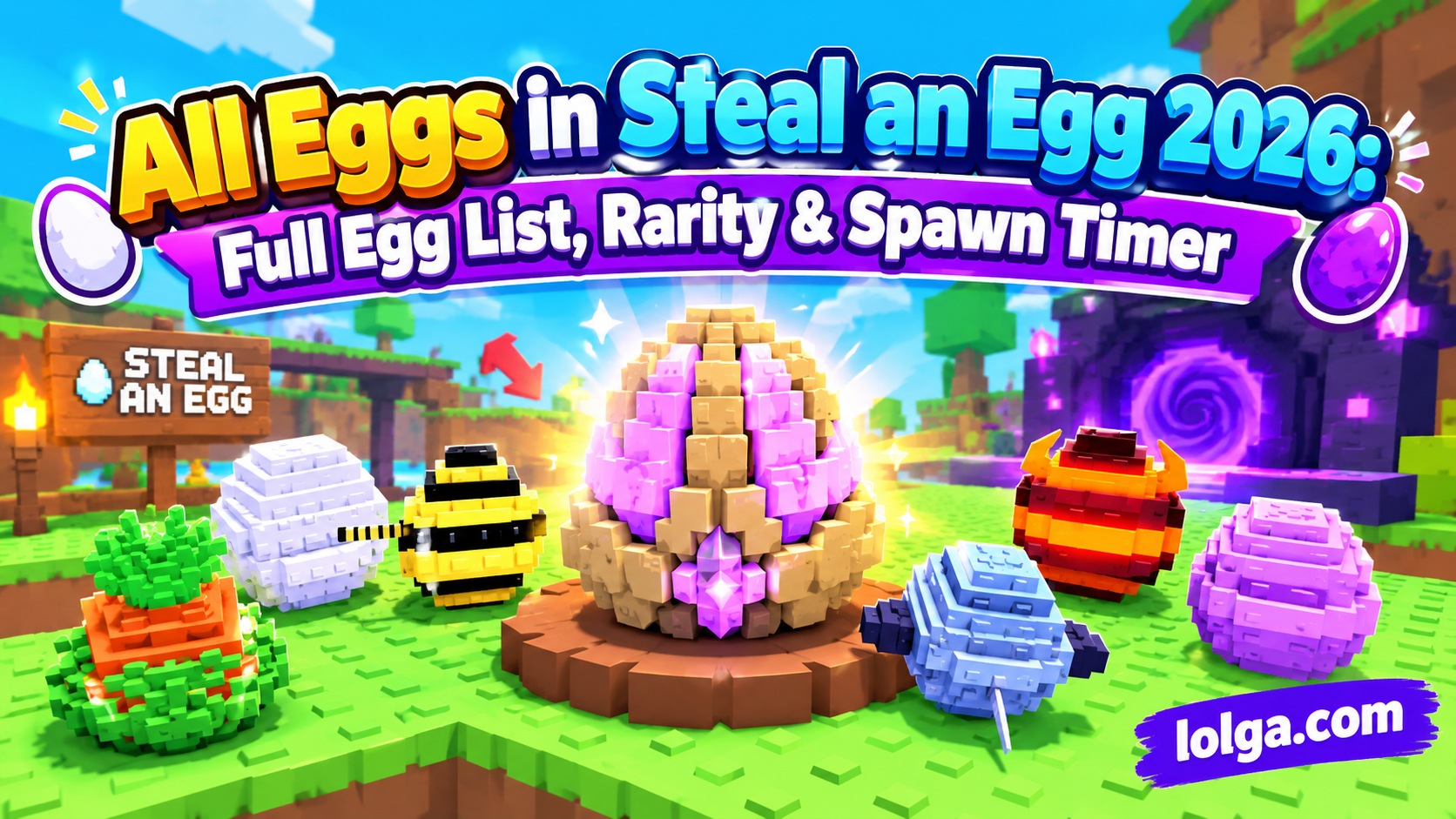 All Eggs in Steal an Egg 2026: Full Egg List, Rarity & Spawn Timer